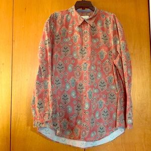 Men’s The Territory Ahead Casual Paisley Shirt XXL